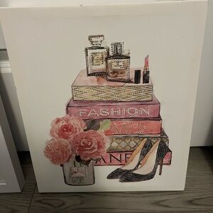 Glamorous Pink and Black Decor Accents